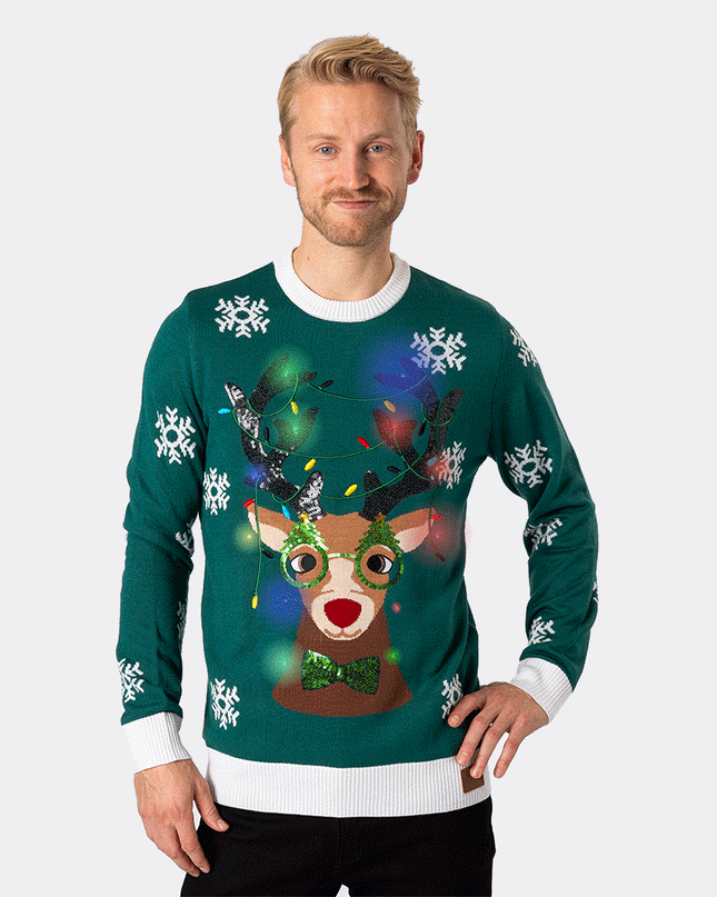Pull de Noël Rudolf pour homme