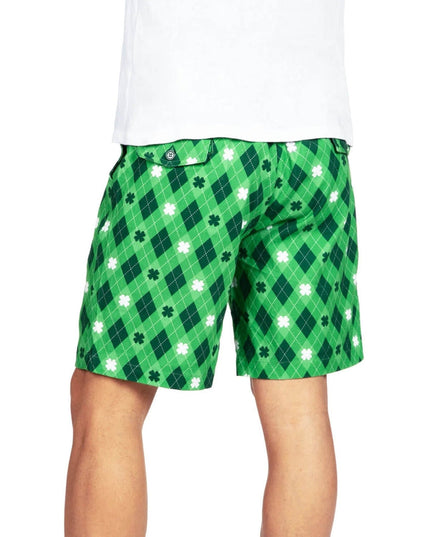 Men's Argyle Clover Shorts