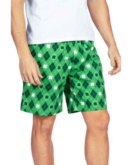 Men's Argyle Clover Shorts