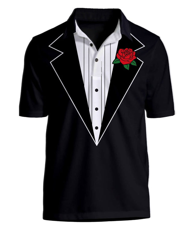 Men's Tuxedo Disc Golf Polo