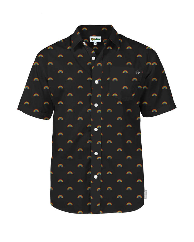 Black Rainbow All The Way Button Down Shirt