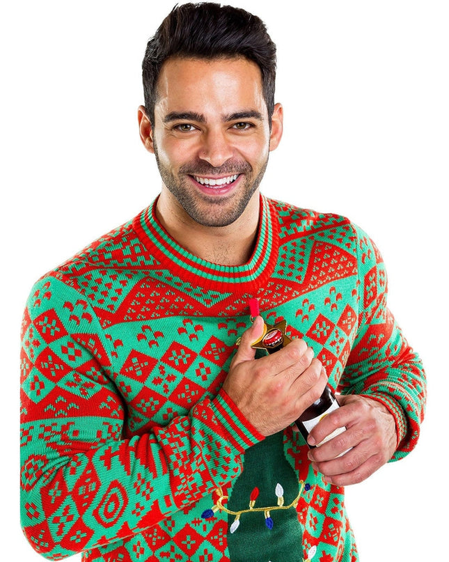 Men's Bottle Opener Ugly Christmas Sweater