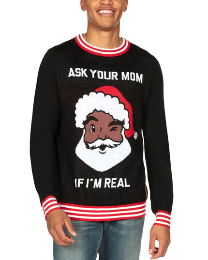 Men's Ask Your Mom Ugly Christmas Sweater
