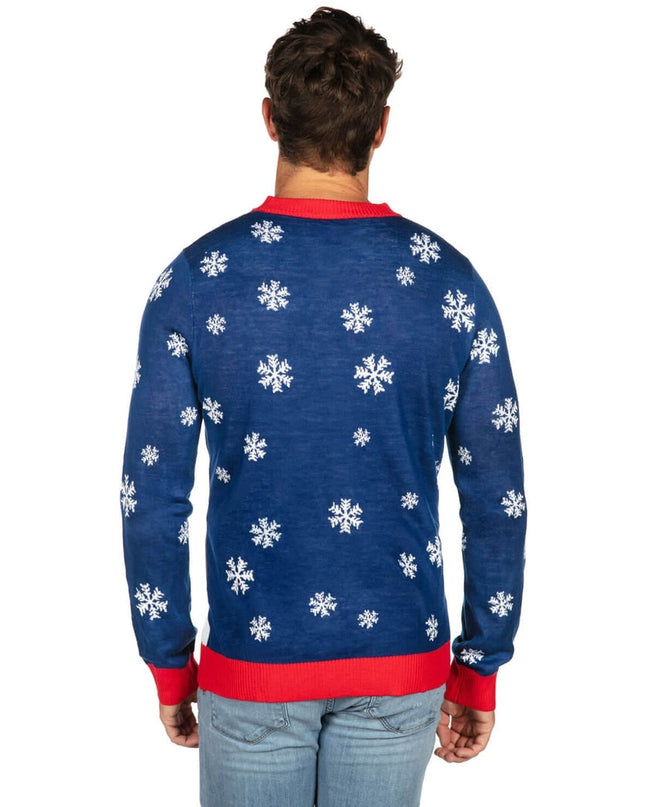 Men's Melting Snowman Ugly Christmas Sweater