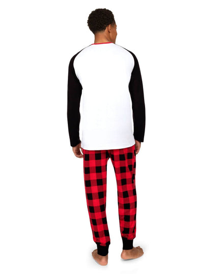 Men's Team Santa Crew Neck Pajama Set