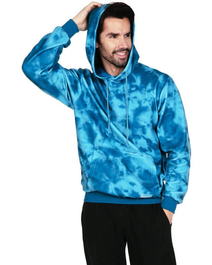 Men's Deep Blue Fleece Hoodie