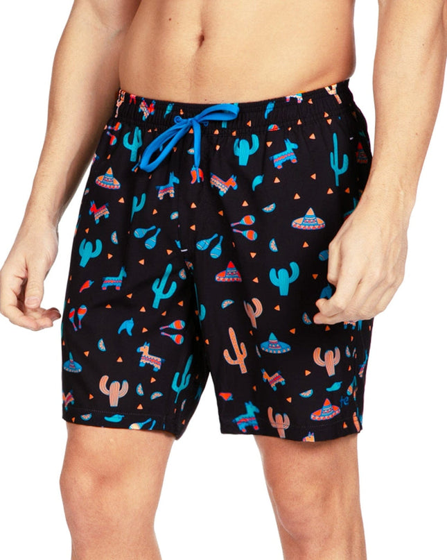 Midnight Fiesta Stretch Swim Trunks - 7.5" Inseam