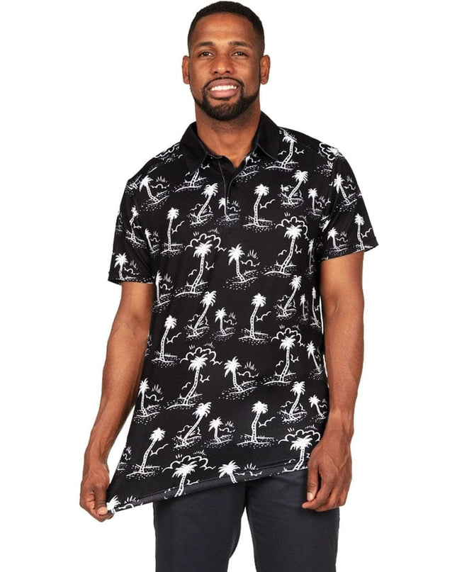 Men's Monochrome Moonlight Polo Shirt