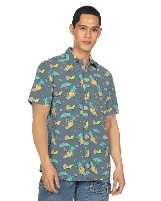 Men's Peace Out Pineapple Hawaiian Shirt