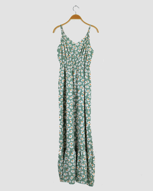 Robe longue - Marguerite | Menthe