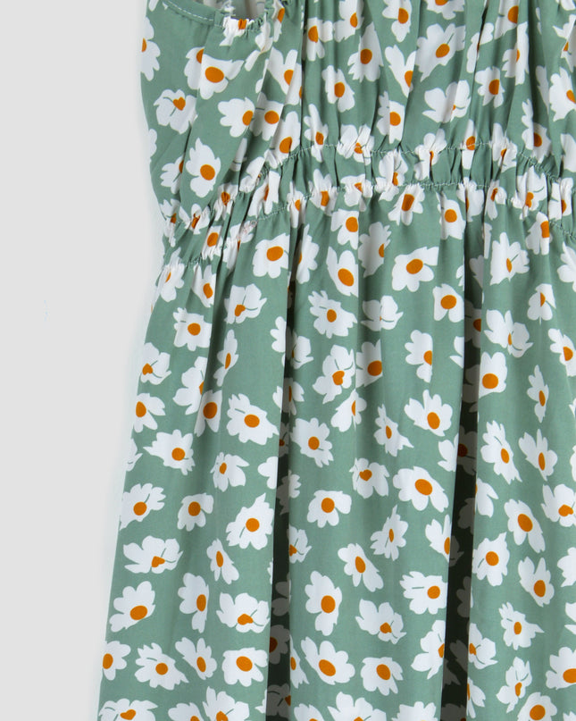 Robe longue - Marguerite | Menthe