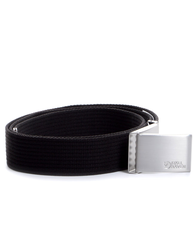 Ceinture Fjällräven en toile noire | Accessoire de mode indispensable