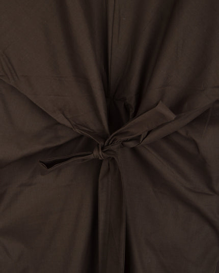 Robe d'été en toile - Couleur marron