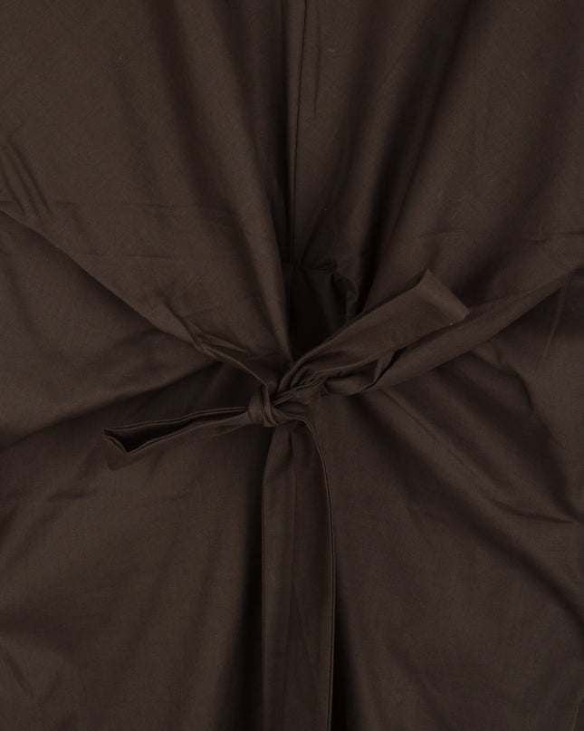 Robe d'été en toile - Couleur marron