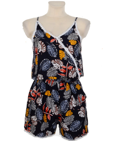 Barboteuse - Motif Monstera