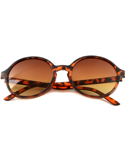 Accessoires ronds en plastique marron