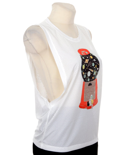 Débardeur imprimé galaxie pour hommes et femmes