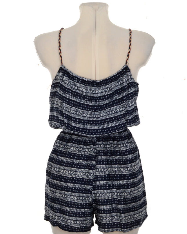 Tied Striped Romper I