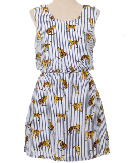 Robe Ruha à imprimé léopard