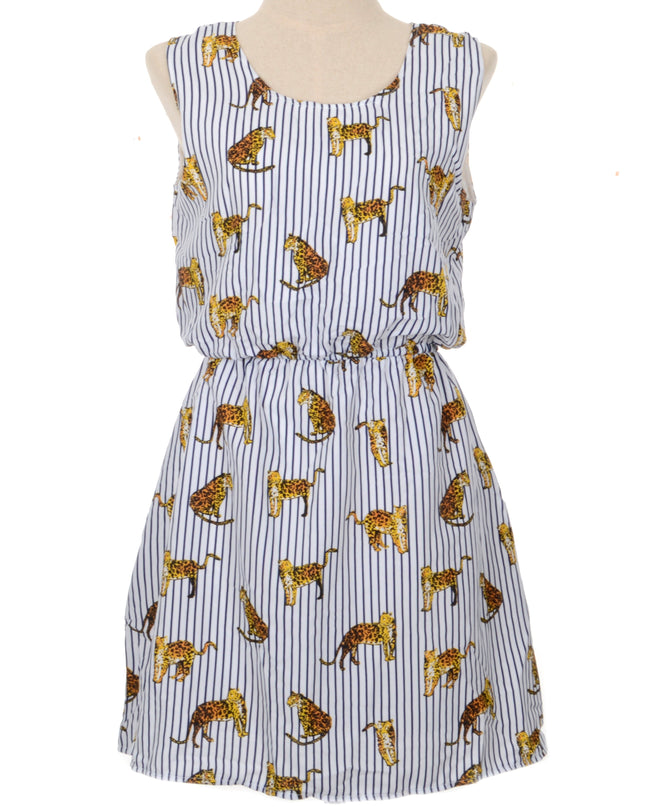 Robe Ruha à imprimé léopard