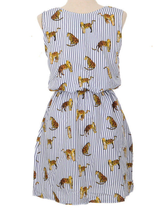 Robe Ruha à imprimé léopard