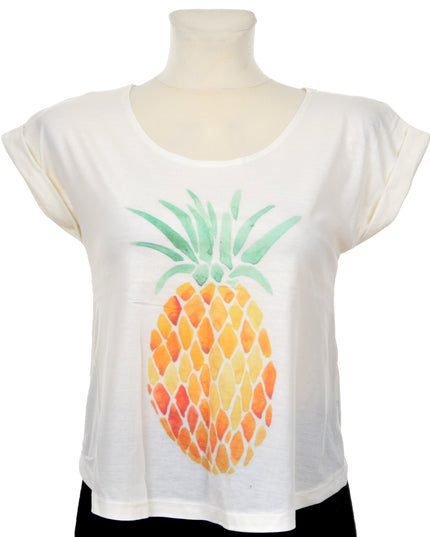 Haut ample motif ananas - Homme, Femme, Enfant, Soldes