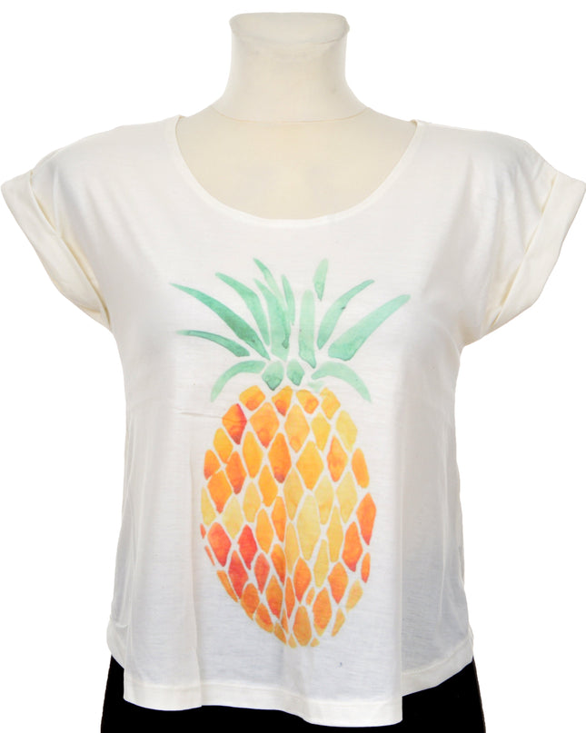 Haut ample motif ananas - Homme, Femme, Enfant, Soldes