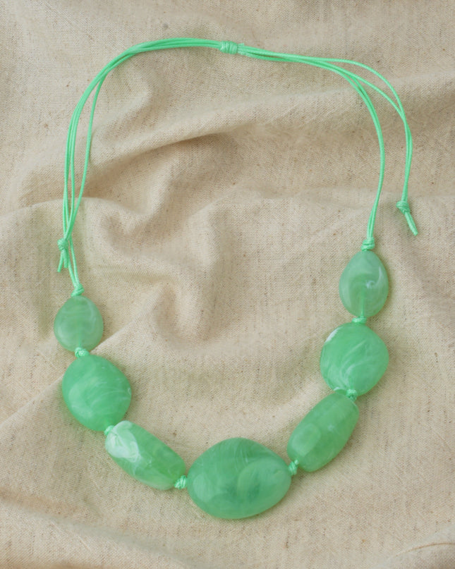 Collier - Perle verte