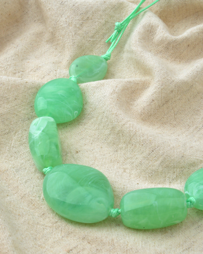 Collier - Perle verte