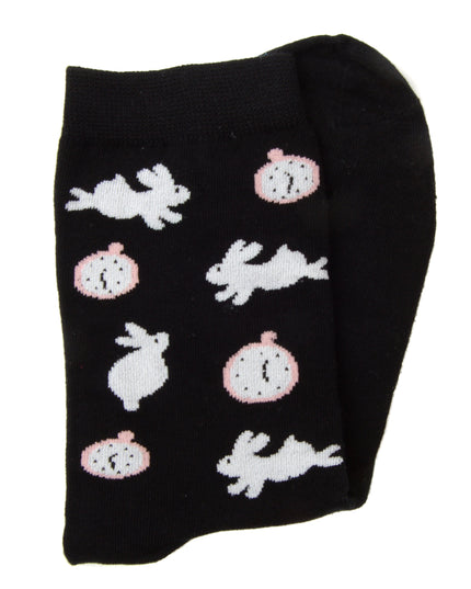 Chaussettes de Noël amusantes - Motif lapins Zokni