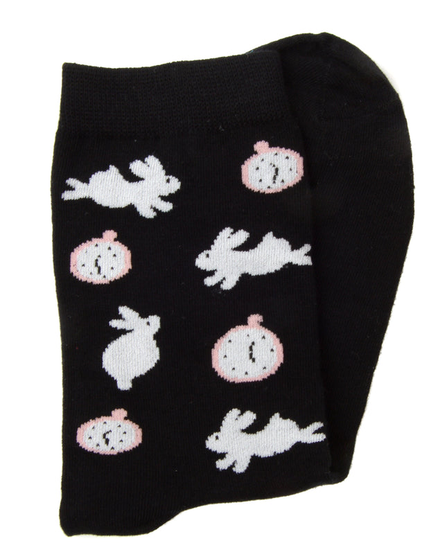 Chaussettes de Noël amusantes - Motif lapins Zokni