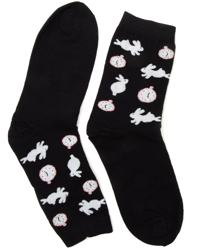 Chaussettes de Noël amusantes - Motif lapins Zokni