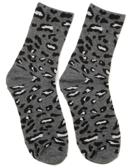 Chaussettes de Noël amusantes - Modèle Zokni gris à pois