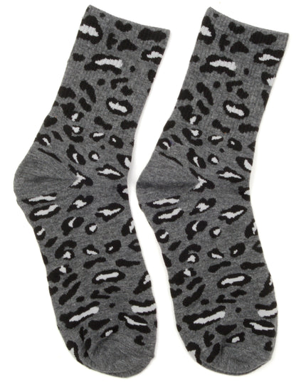 Fun Christmas Socks - Grey Spotty Style