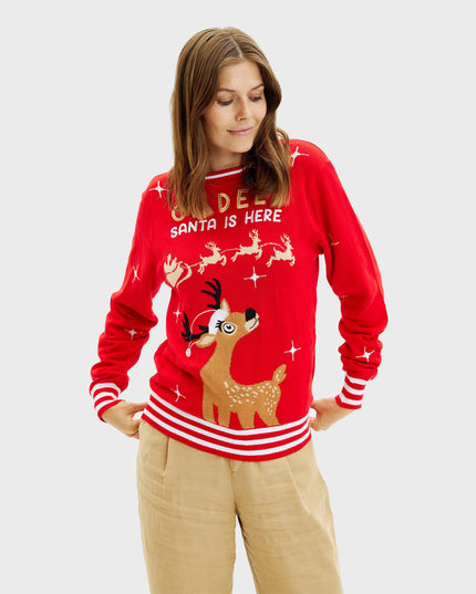 Pull de Noël Oh Deer pour femmes - Meilleures ventes