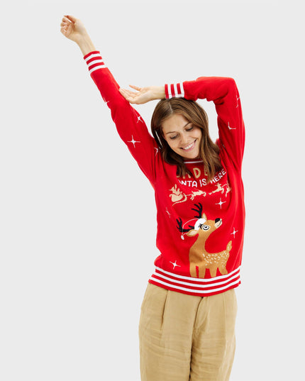 Pull de Noël Oh Deer pour femmes - Meilleures ventes