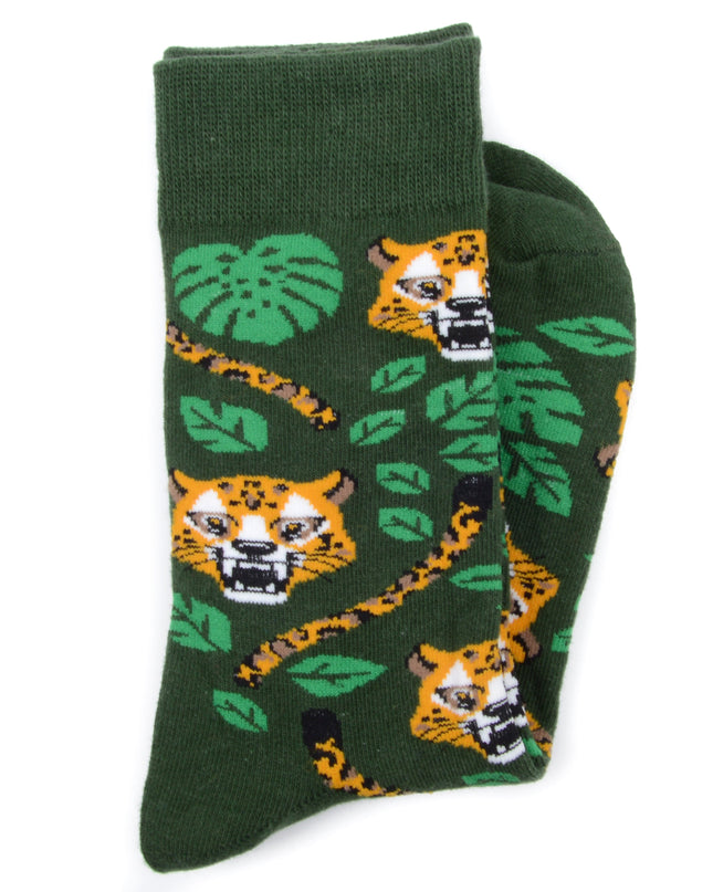 Chaussettes de Noël amusantes - Motif jungle Zokni
