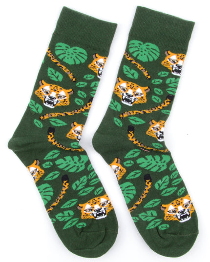 Chaussettes de Noël amusantes - Motif jungle Zokni