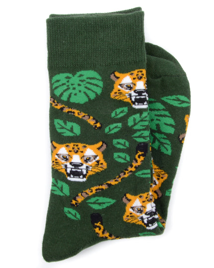 Fun Christmas Socks - Jungle Theme