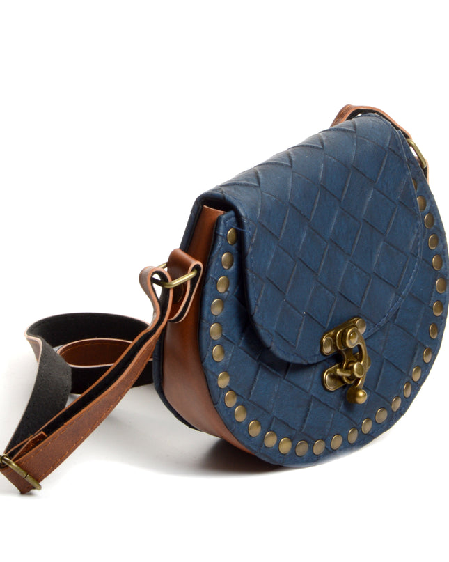 Sac en forme de fer à cheval - Bleu
