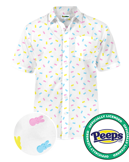 Men's PEEPS® Party Peeple Button Down Shirt