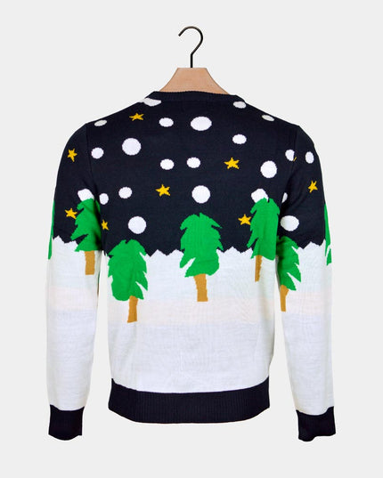 Pull de Noël bonhomme de neige 3D