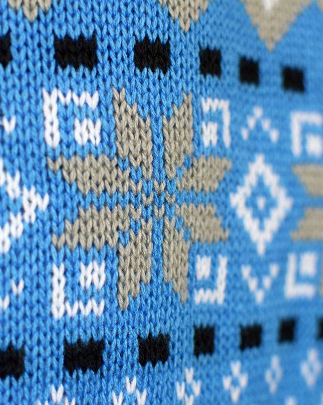 Pull de Noël Marius Chic pour couples, blanc, gris, bleu