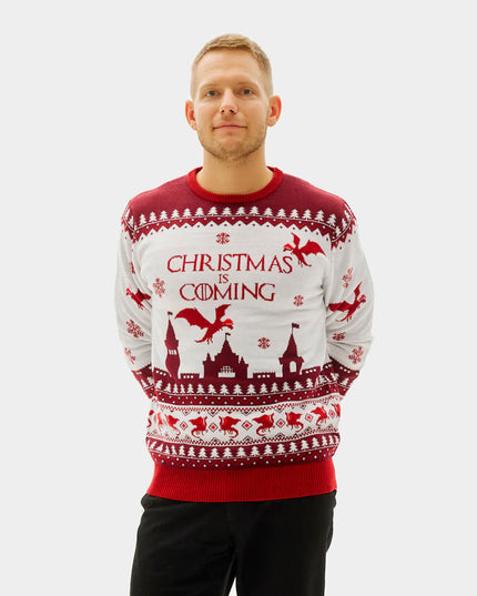 "Christmas is Coming" Couple Christmas Sweater