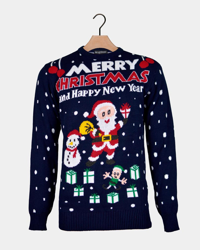Merry Christmas and Happy New Year Couple Sweater