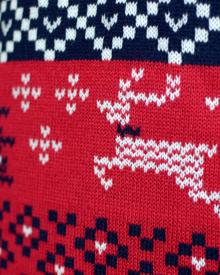 Red Canada Couple Christmas Sweater