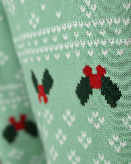 Sweet Green Christmas Couple Christmas Sweater