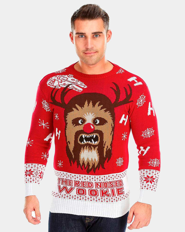 Pull de Noël pour couples Wookiee