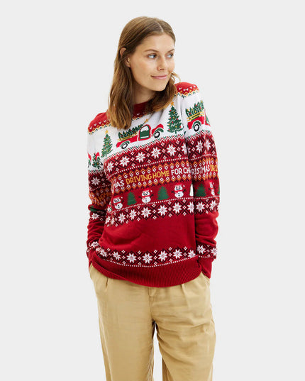 Driving Home for Christmas Sweater for Women