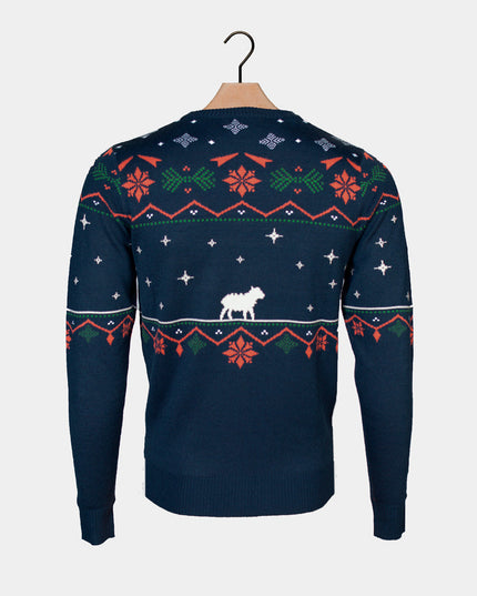 Nativity Scene Christmas Sweater for Women